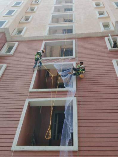 Duct Area House Covering Nets Installation in Pune